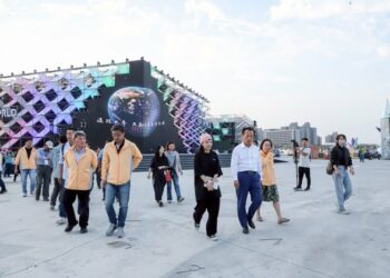 嘉義縣長翁章梁視察燈區整備情形 2026台灣燈會倒數6天