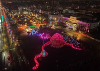 率先點亮2026台灣燈會第一道光「光之新徑－嘉義夢」×「再。嘉義」燈區正式啟動