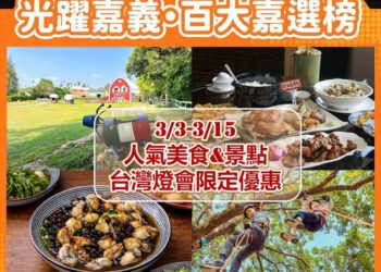 聯手「百大嘉選榜」十大人氣美食景點 2026台灣燈會「嘉」點好康 推出最強限定優惠