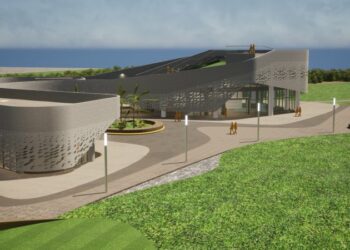 七星潭 1.8 億「母子鯨」旅服中心動土 預計2027年完工