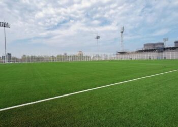 邁向足球之都！台中15.2億國際足球園區最新進度曝光 FIFA技師現身檢測