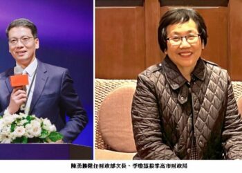 陳勇勝陞任財政部次長 李瓊慧接掌高市財政局
