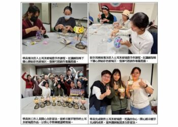 點亮自己也溫暖家人　新住民手作彩色六角星燈好療癒