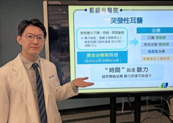 台南郭醫耳中風早期治療可恢復聽力