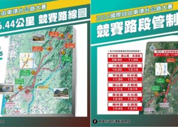 2026國際自由車環台賽高雄站即將登場  11個行政區「階段性管制」 讓我們一起為世界頂尖選手加油