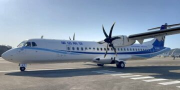 華信航空第12架ATR新機 今抵達松山機場  響應節能減碳 添加永續航空燃油