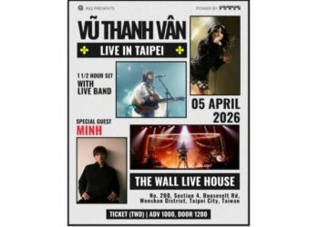 越南千萬流量 V-indie 新生代創作天后 Vũ Thanh Vân 攜樂團初登台北舉辦專場   越南同鄉、全英文創作才子 MINH 擔任開場嘉賓