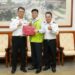 海軍馬公後勤支援指揮部新任指揮官葉欲欽拜會 林皆興期許深化軍民合作守護澎湖