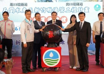 石門水庫至新竹聯通管隧道貫通　       楊文科籲推寶三水庫、引南勢溪活水