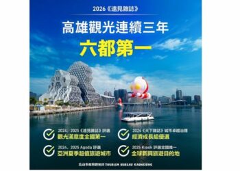 成功打造國際港灣觀光城市　高雄觀光滿意度 連3年蟬聯六都第一