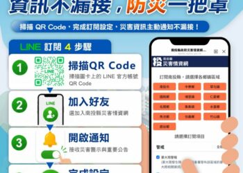 推動智慧防災 南投縣府災害情資網上線 結合LINE推播零時差防災