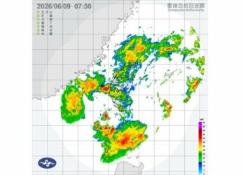 最猛烈雨彈週二襲全台!中南部山區下到紫白