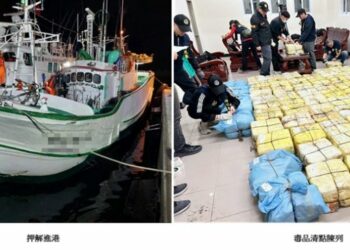 強力緝毒顯成效!海巡破獲歷年最大規模漁船走私1.8公噸毒品案