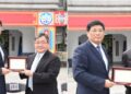 澎縣府歡送盧春田退休、林日明履新 感謝奉獻與付出