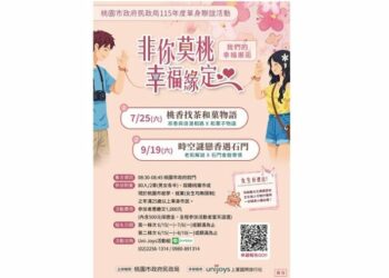 「非你莫桃 幸福緣定」 桃園民政局115年單身聯誼活動6/15起開放報名