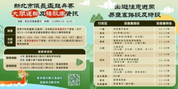 端午連假怎麼玩 新北交通資訊懶人包告訴你