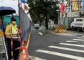連日大雨致岡山區中山北路1處塌陷 高市捷運局漏夜搶修 今早開放通行