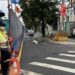 連日大雨致岡山區中山北路1處塌陷 高市捷運局漏夜搶修 今早開放通行