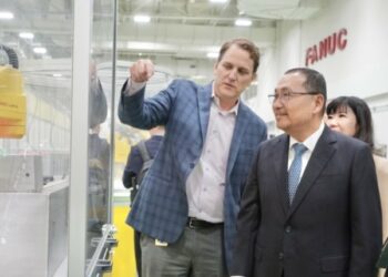 侯友宜參訪國際大廠HIWIN、FANUC 布局新北智慧製造產業