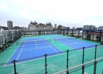 竹縣首座「空中網球場」！ 竹北國民運動中心頂樓球場22日起開放預約