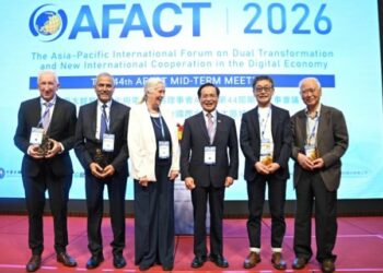 國際經貿標準專家齊聚臺南 許添財:AFACT國際論壇鏈結全球數位經濟新國際合作