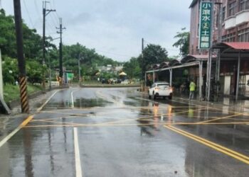 田寮區月球路段目前積水已退  已開放正常通行