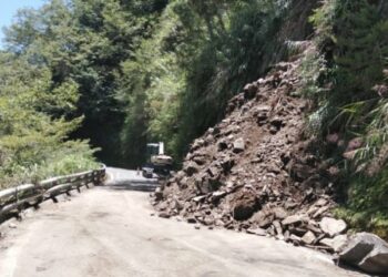 天池路段邊坡經搶修  已開放單線雙向通行