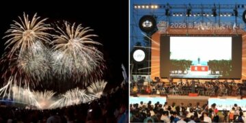 花火節「陸軍之夜」震撼登場 軍樂、儀隊、蛙人操演齊聚觀音亭 展現國軍精實戰力與多元風采