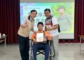 高雄市榮服處邀請鋼鐵傘兵秦良丰分享生命奮鬥奇蹟