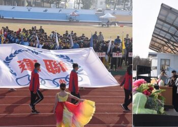 中小學聯運 開幕　陳光復勉挑戰自我　爭取佳績