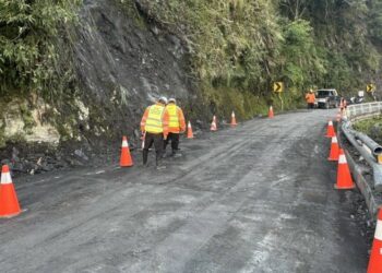 臺東縣海端鄉利稻路段恢復正常通行