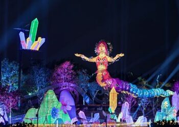 揭秘2025中台灣元宵燈會打卡熱點 神話女神現身台中中央公園