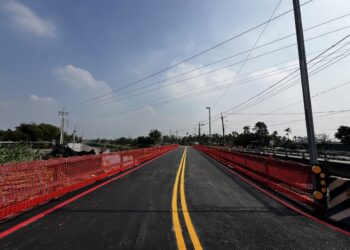 竹田鄉過溝橋便橋開放通行      又是屏東縣便民政績一椿