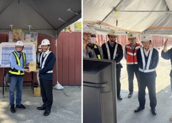 春節不懈怠  捷運局長率隊視察捷運工程   勉勵施工團隊加強工地安全