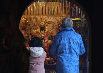 朴子配天宮走春賞御賜燈花 除夕熱鬧到元宵