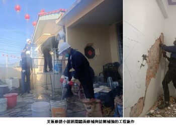 嘉義大埔震災修繕進行中  慈濟籌劃永久屋助重建