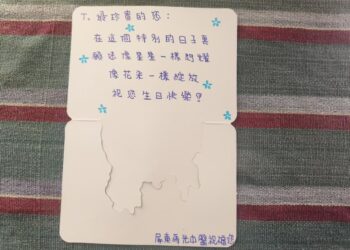 建議屏東市馬光中醫  生日賀卡要撰寫姓名