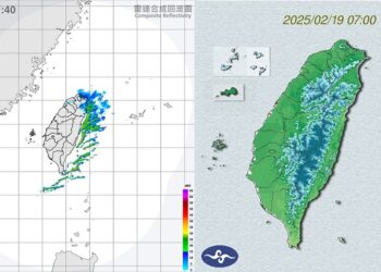 冷氣團減弱白天回暖 基宜花慎防局部大雨