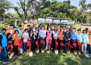 「植樹有佳 琪盼成林」千人共植花旗木！屏東市公所植樹節響應環保行動