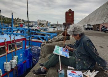 美國畫家卡洛兒來台  協助建立黑潮美術館