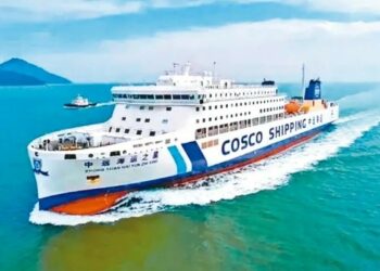 「中遠海運之星」號交付  廈門至台灣航線迎來新客滾船