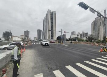 台南臨安橋便橋拆除管遷北上車道須改道