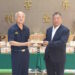 對嘉義市政府警察局榮獲「打詐英雄」縣市組第二名的肯定 昇樺食品吳裕田董事長贈滴雞精加油打氣