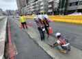 捷運黃線澄清路段施工完成水溝蓋降噪防滑  近期進行路面修繕增進行車安全