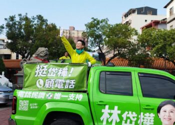 短髮新造型、決心新宣示 選前最後衝刺林岱樺選鳳山出發