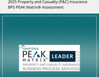 DXC 在 Everest Group 對 BPS 提供者的評估中，獲評為「財產及意外保險領袖」