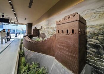 巧克力展覽館成新亮點 王府井老字號商場客流暴增逾三倍