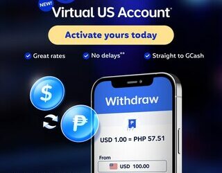 GCash推出虛擬美國賬戶，為菲律賓人接收美元付款和匯款的方式帶來革命性變化