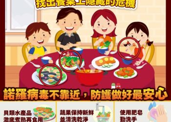 春節防疫不打烊，預防諾羅與流感，全家健康過好年！