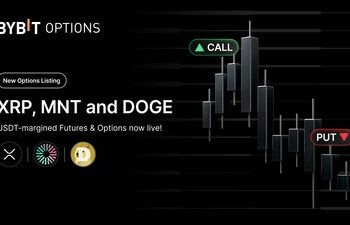 Bybit擴展衍生品陣容，推出XRP、MNT與DOGE期權合約